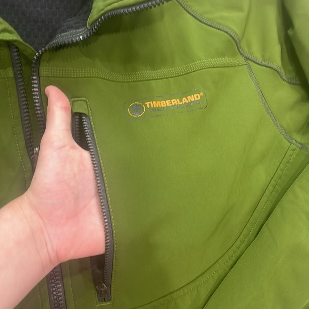 Timberland soft shell Performance full zip jacket mens large - Picture 10 of 14